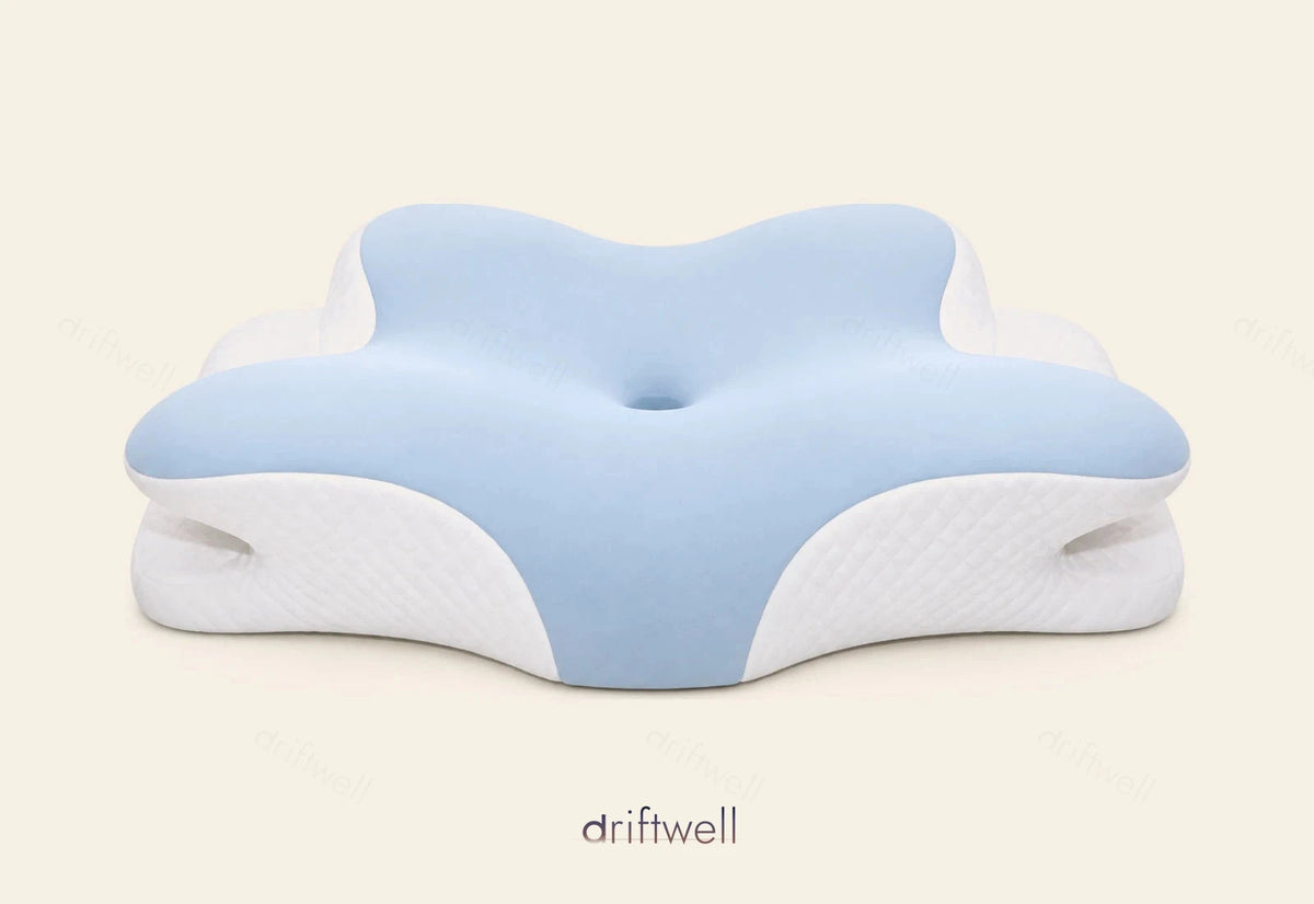 Driftwell Contour Pillow in Sky Blue