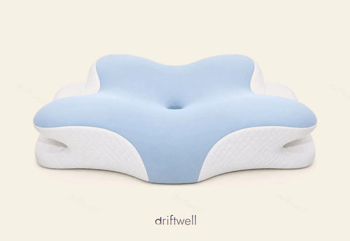 Driftwell Contour Pillow in Sky Blue