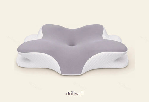 Driftwell Contour Pillow in Light Grey