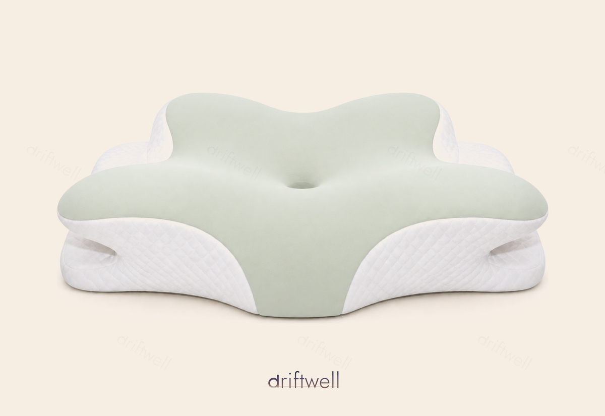 Driftwell® Contour Pillow — Ergonomic Memory Foam Neck Support Pillow